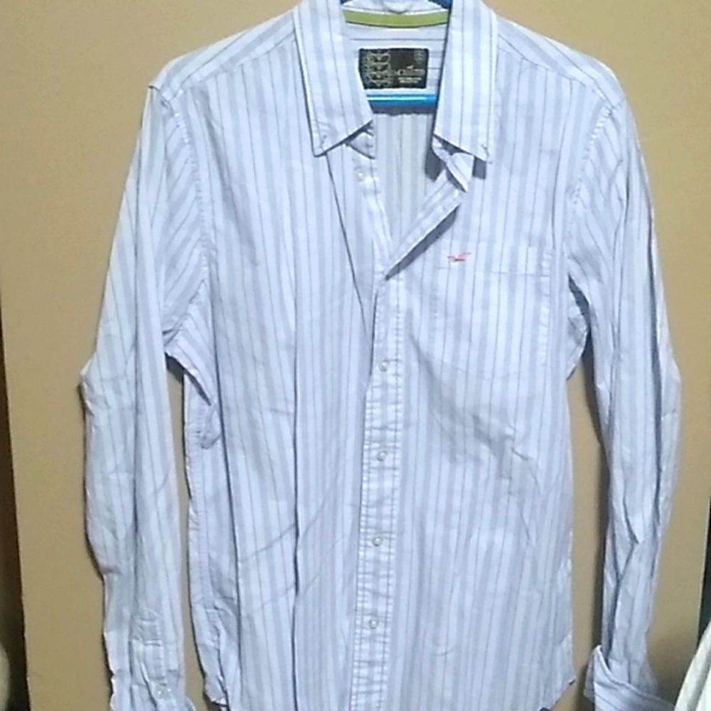 🤠Hollister Button Down Casual Shirt for Men size Large